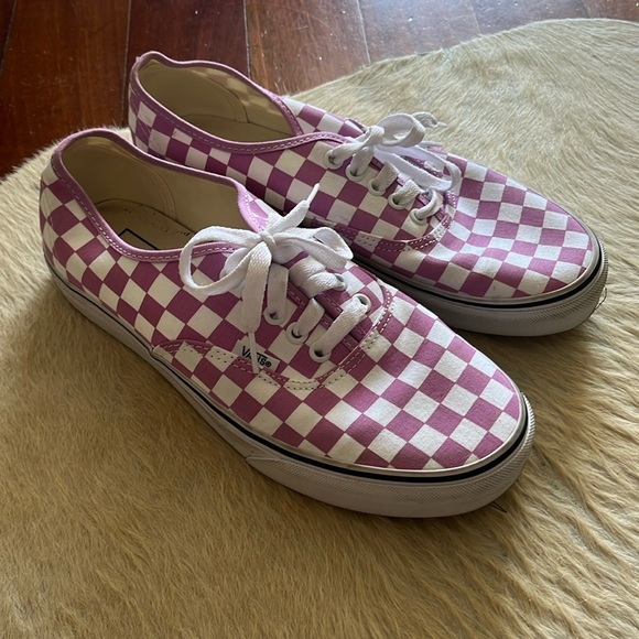 Pink Checkered Vans - Picture 2 of 6